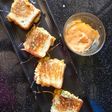 Cheesy peanut butter sandwich