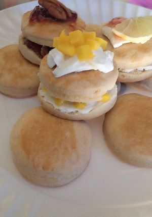 Una foto de Scones dulces