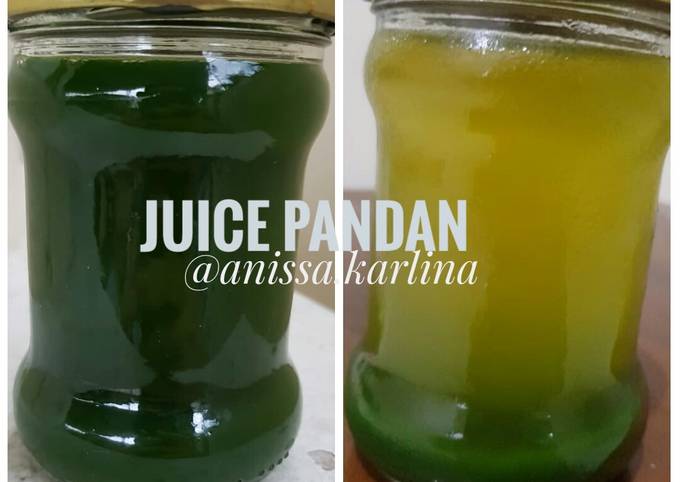 juice (jus) pandan - resepenakbgt.com