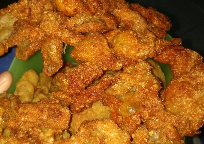 Kulit ayam crispy NO MINYAK, NO TEPUNG