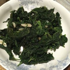 A picture of Sautéed stinging nettles.