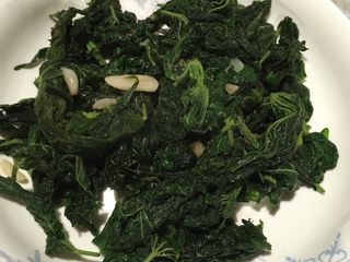 Sautéed stinging nettles