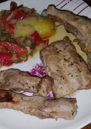 Foto principal de Costilla asada con guarnición