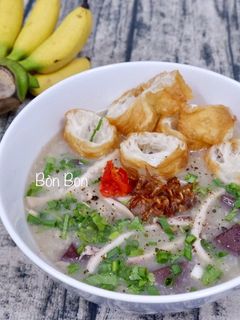 Hình của món Cháo Mực Khô.