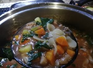 Una foto de Sopa Minestrone