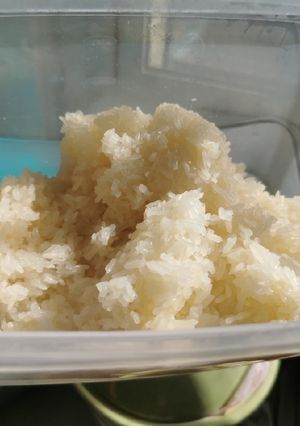 รูปของ Stick rice นึ่งข้าวเหนียวในAmerica!!