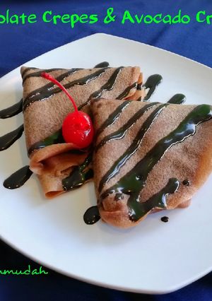 Foto resep Coklat Crepes & Alpukat Cream