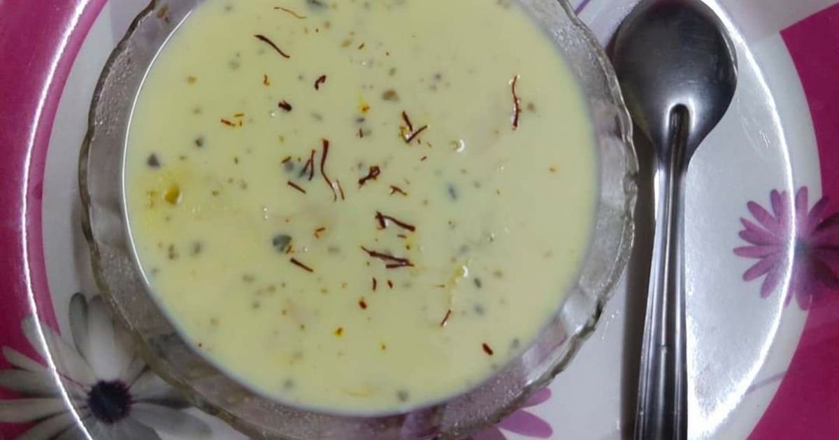 केसर रबड़ी (Kesar Rabdi Recipe In Hindi) रेसिपी बनाने की विधि in Hindi ...