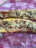 Courgette jaune farcie pancetta tomates emmental aux épices et origan (recette plancha)