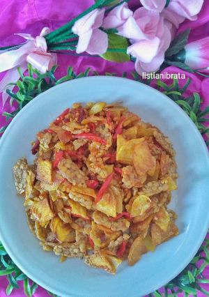 Foto resep Tempe Kentang Kering