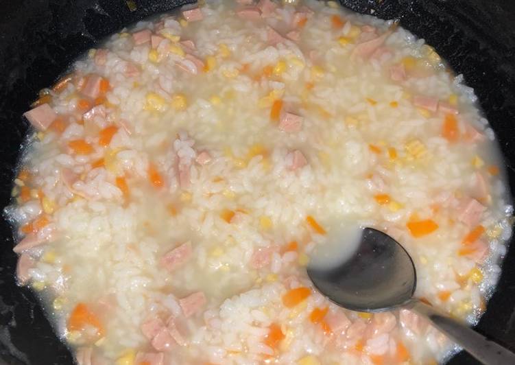 Resep Bubur Sosis Sayur Ala Anak Kos Korea Anti Gagal