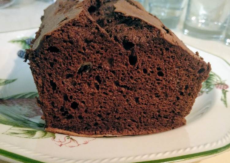 Bizcocho de claras y chocolate