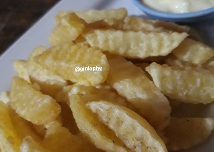 Kentang goreng a la kfc