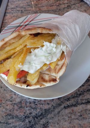 Φωτογραφία της συνταγής Σπιτικό πίτα γύρο!