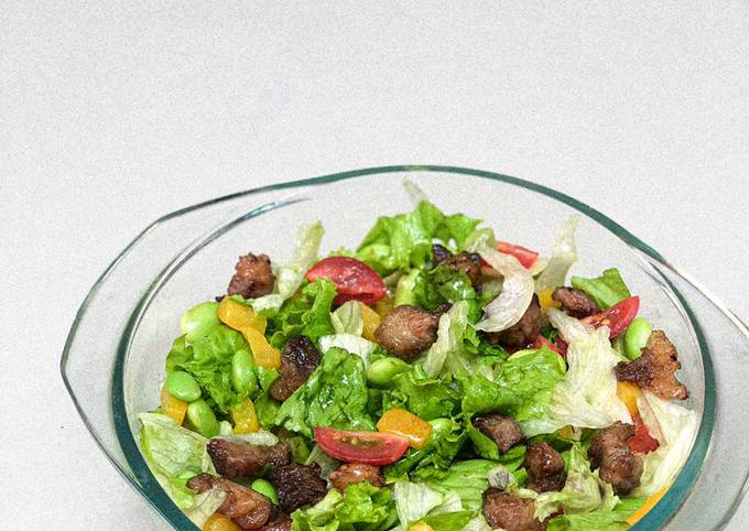Bagaimana Menyiapkan Sesame Beef Salad Anti Gagal