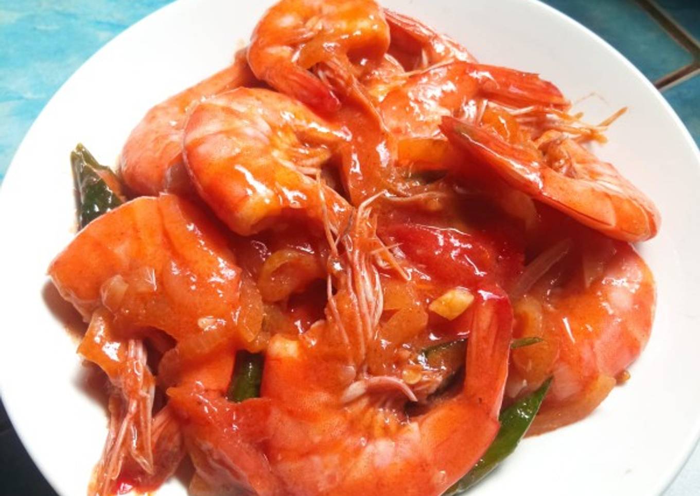 Udang saos padang