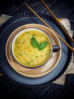 صورة لوصفة شوربة الخضار بالأرز