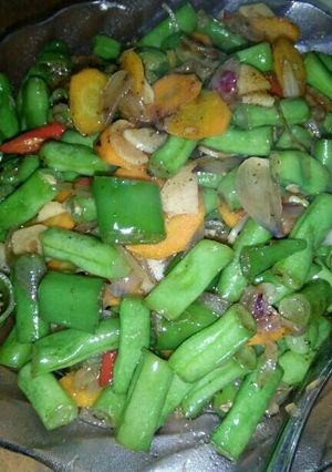 Foto resep Tumis buncis wortel saos tiram
