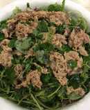 Gỏi rau càng cua và cá ngừ đại dương