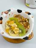 Yuzu Banana Kiwi Oatmeal 🍌🥝
