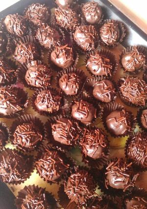 Foto resep Bola2 Biskuit Coklat