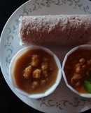 Puttu, Kadala curry,& chenda murian sweet