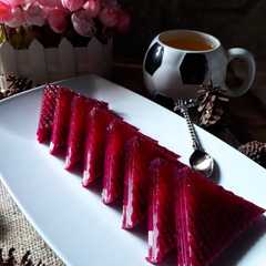Puding Buah Naga রেসিপির প্রধান ছবি