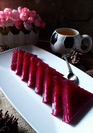 Foto resep Puding Buah Naga