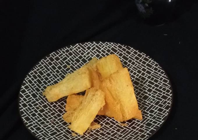 Resep Singkong goreng merekah Resep Singkong goreng merekah