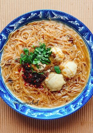 丸子麵線羹 的食譜成品照片