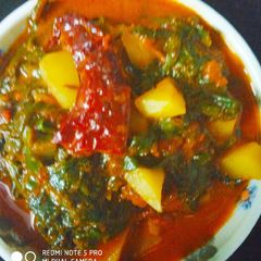 A picture of Aloo palak sabji #everydayveg.