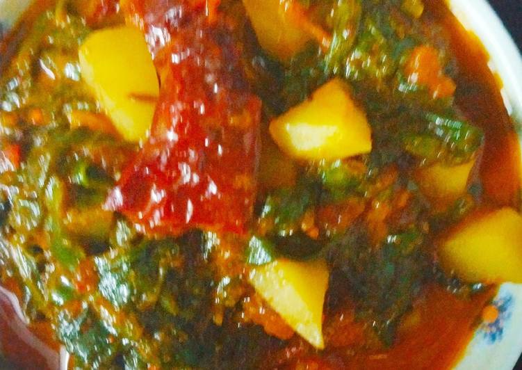 Aloo palak sabji #everydayveg