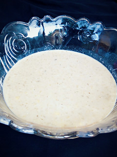 A picture of Chocolate- banana milk shake.