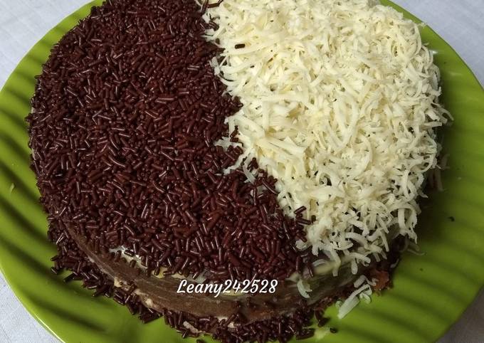 Brownies kukus nyoklat moist ekonomis (no mixer)