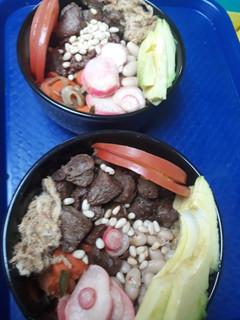 A picture of Poke meets Congee.