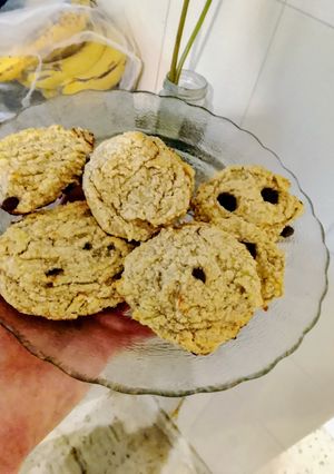 Una foto de Galletas estilo panqueques de banana