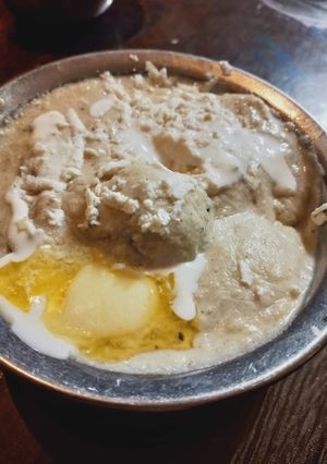 A picture of Malai kofta.