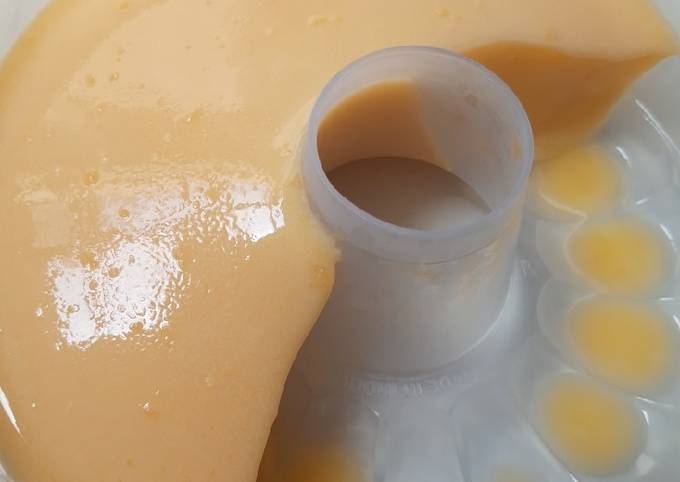 Cara membuat Silky pudding nutrijell rasa mangga Cara membuat Silky pudding nutrijell rasa mangga