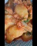 Acelgas con tomate y huevo a mi manera