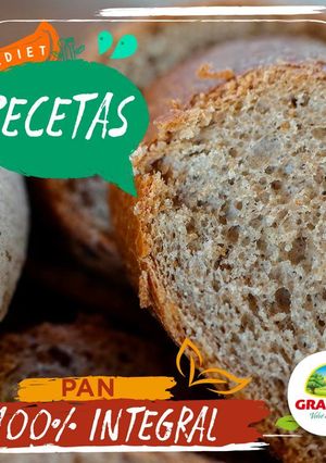 Una foto de 🍞pan 100% integral con semillas de sésamo🍞
