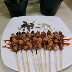 Sate Jamur Kancing (Champignon)-レシピのメイン写真
