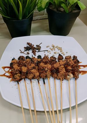 Foto resep Sate Jamur Kancing (Champignon)
