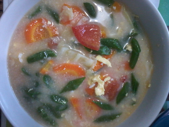 Anti Ribet, Buat Sup sayur telur anak2 doyan Kekinian