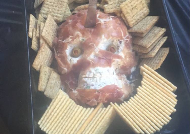 Recipe of Speedy Skeleton Cheese Ball