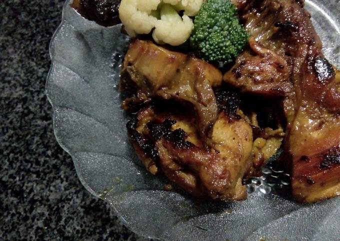 Ayam bakar teflon simpel foto resep utama