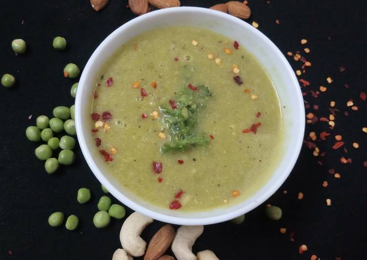 How to Make Ultimate Roasted garlic green peas soup