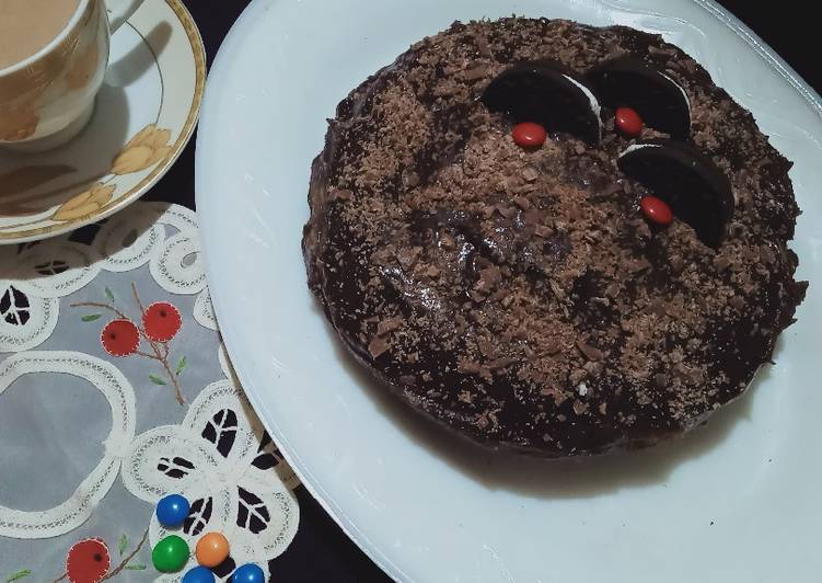 Oreo Chocolate cake in microwave