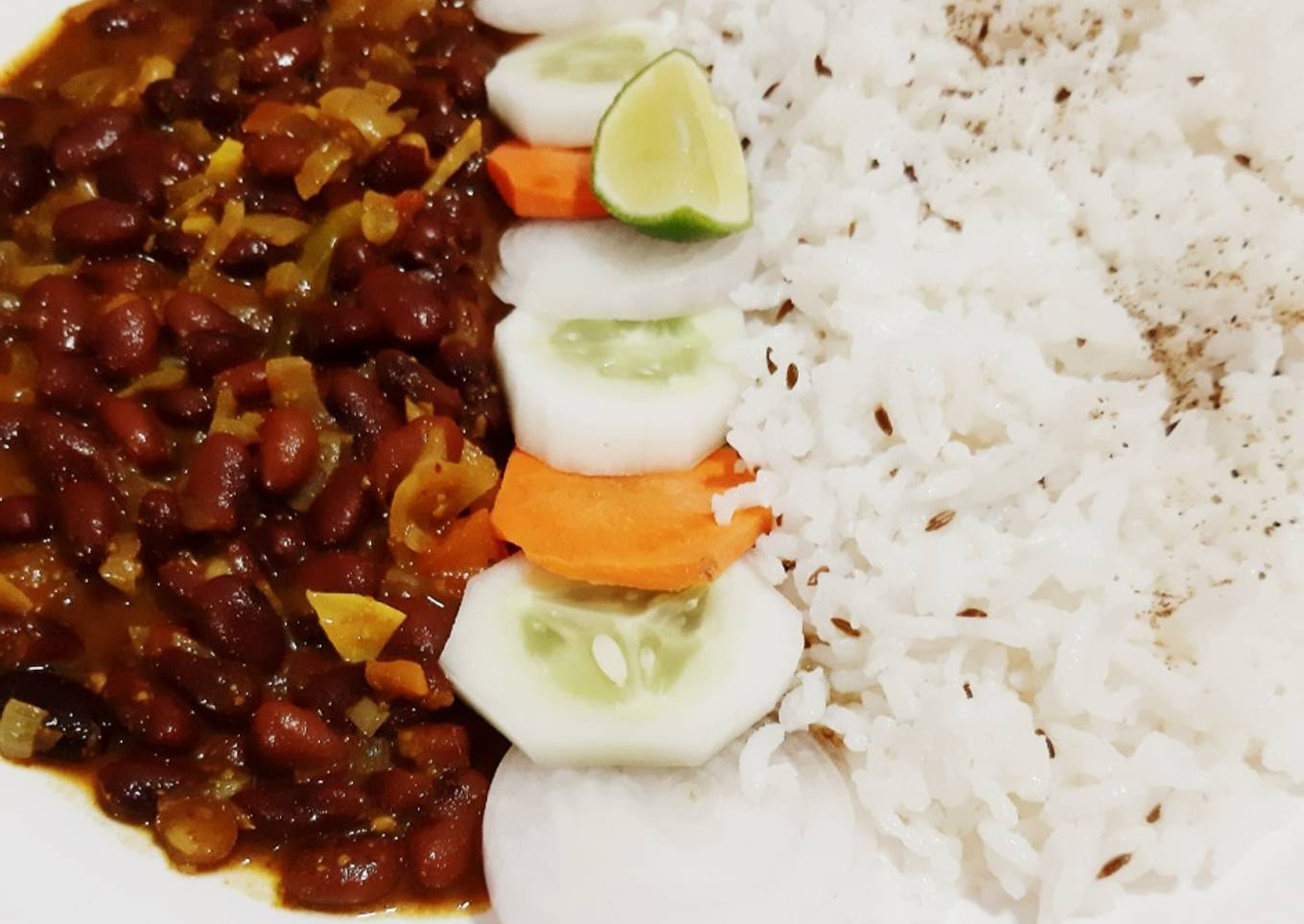 Rajma with jeera rice