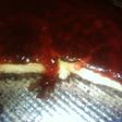 Cheesecake con mermelada de frutillas