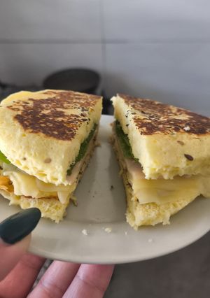 Una foto de Pancito Proteico en Microondas
